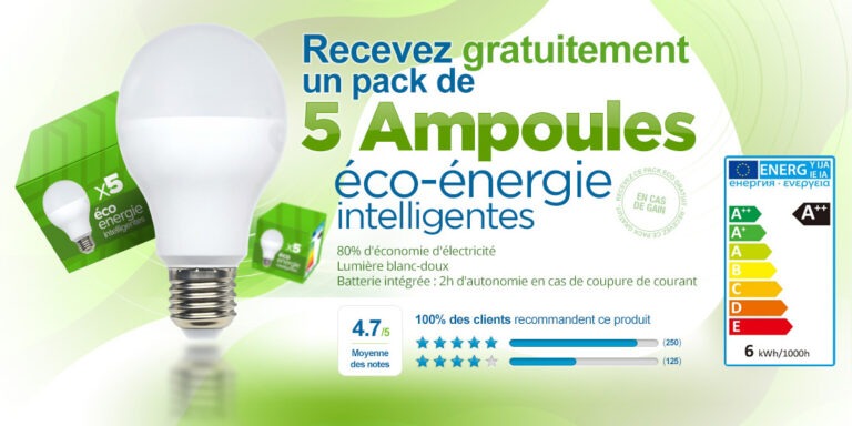 Ampoules Led Gratuites Demandez Votre Pack