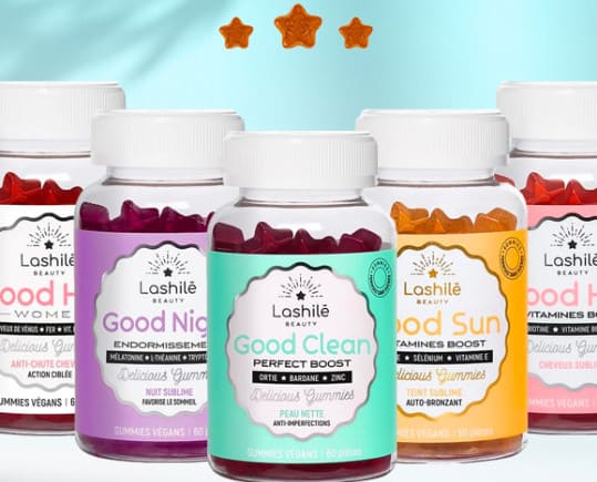 Echantillon gratuit de Gummies Lashilé Beauty