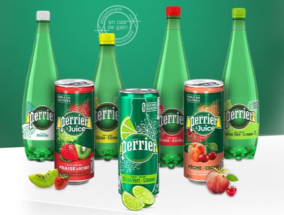 Echantillon gratuit assortiment de boissons Perrier