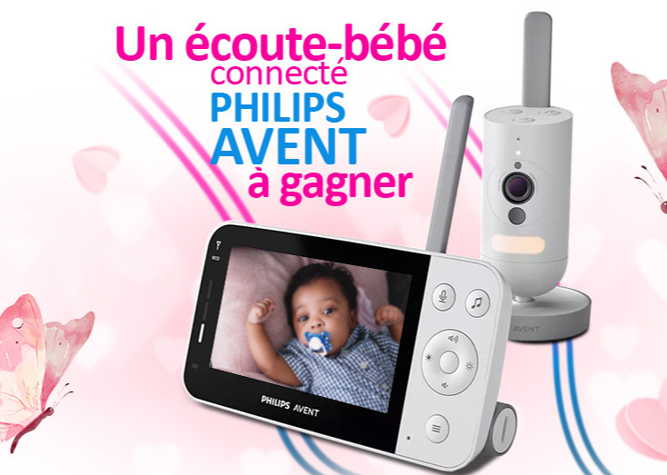 écoute bébé connecté Philips Avent scd921 à gagner écoute bébé video numérique connecté