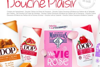 échantillon gel douche à recevoir gratuitement