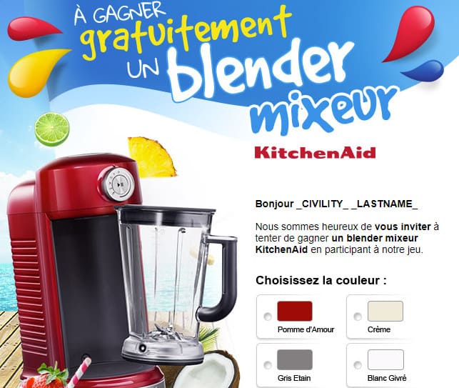 KitchenAid déstockage gratuit