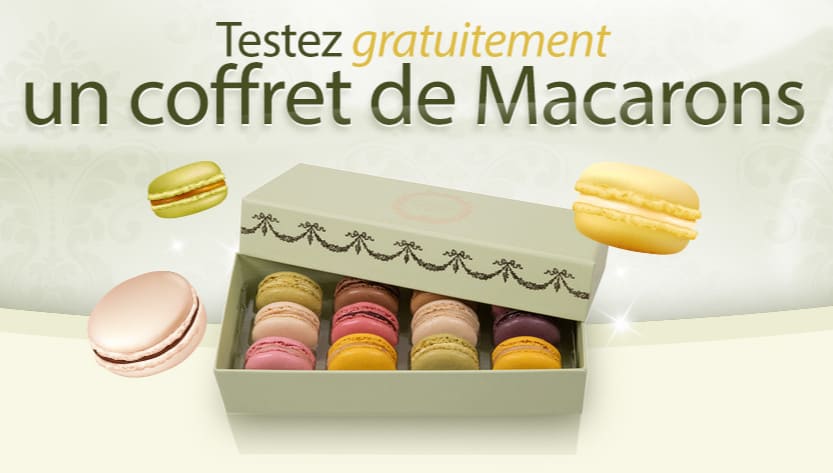 Echantillon gratuit de macarons Ladurée