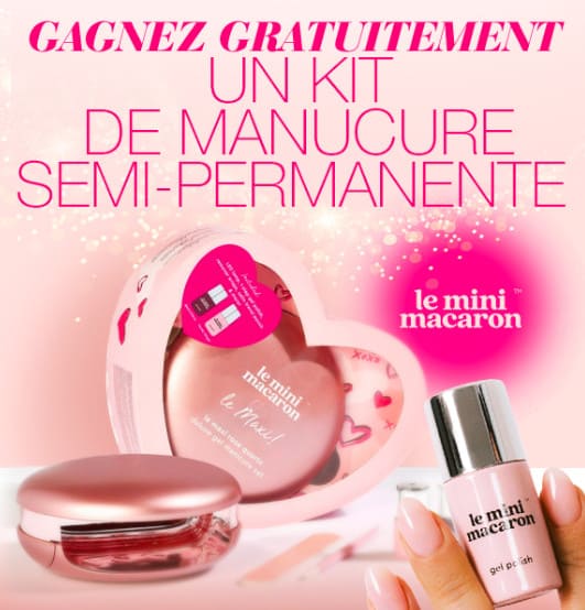 Manucure semi-permanente Le mini macaron