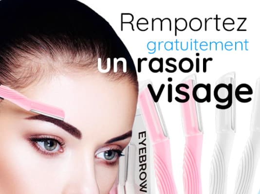 Rasoir visage femme Rasoir sourcil échantillon