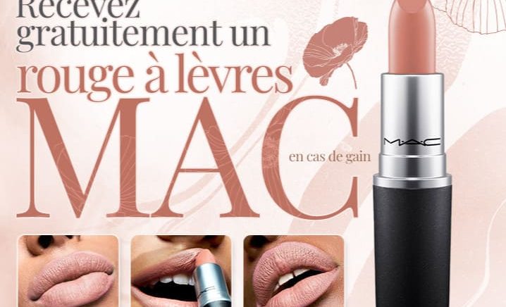 Rouge à lèvres MAC gratuit