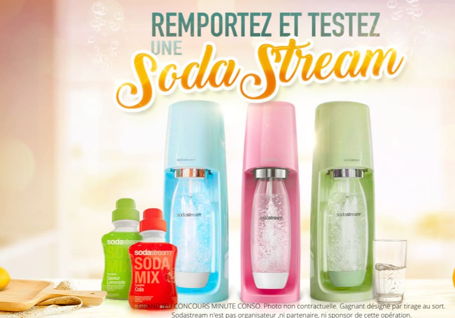 Gagnez une Soda Stream gratuite