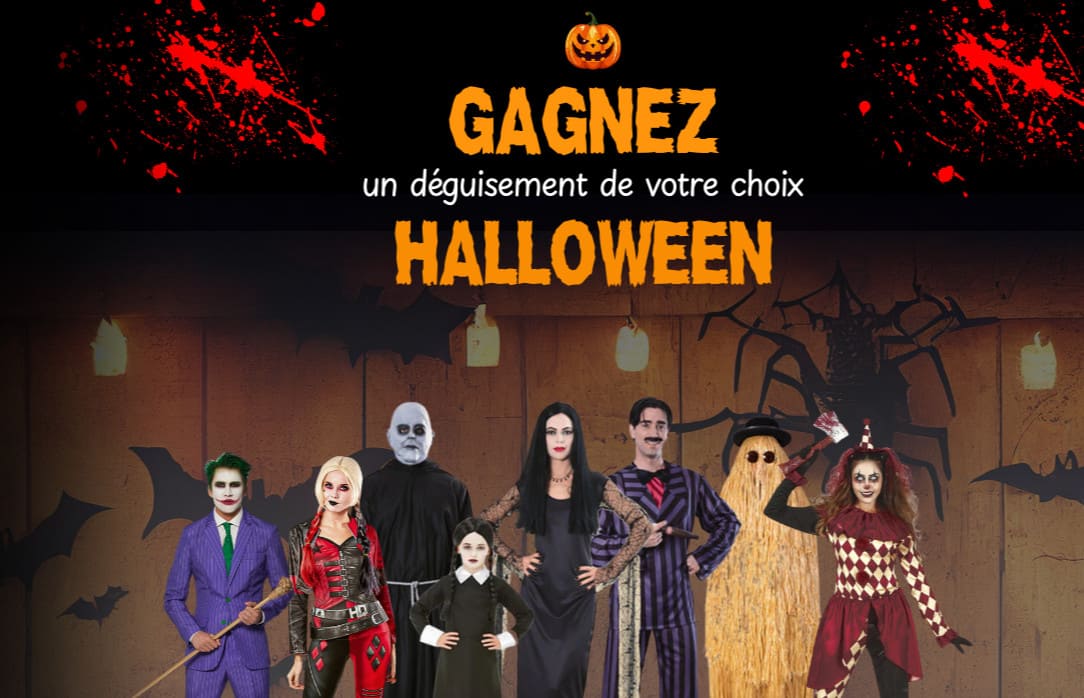 Votre déguisement pour Halloween gratuit !