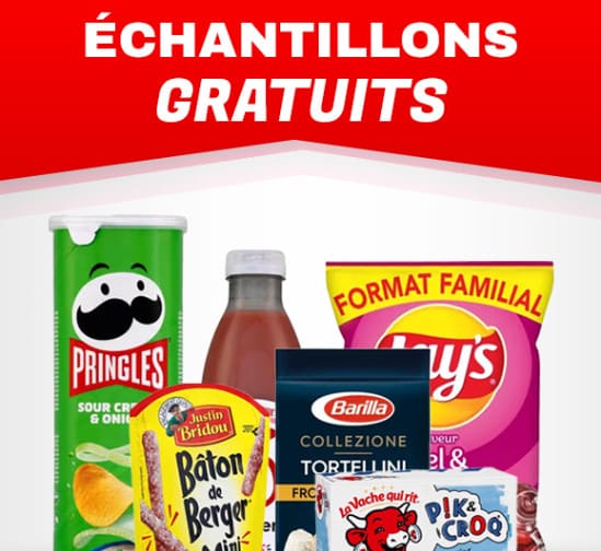 Echantillon alimentaire gratuit nourriture