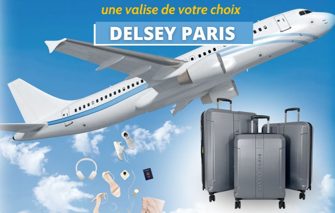 Une valise Delsey Paris au choix