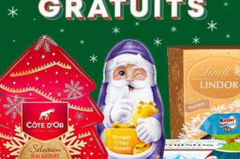 Echantillon gratuit chocolat de Noël